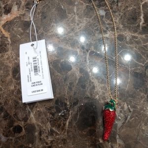 NWT Kate Spade Pepper Necklace